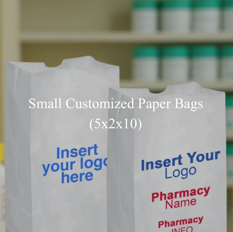 Small Customized Paper Bags (5x2x10)