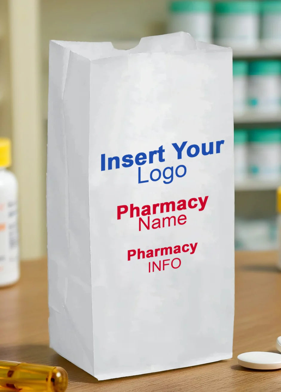 4 cases Small 5x2x10 Paper Bags (Two color one side) (2000/case) Ea $69